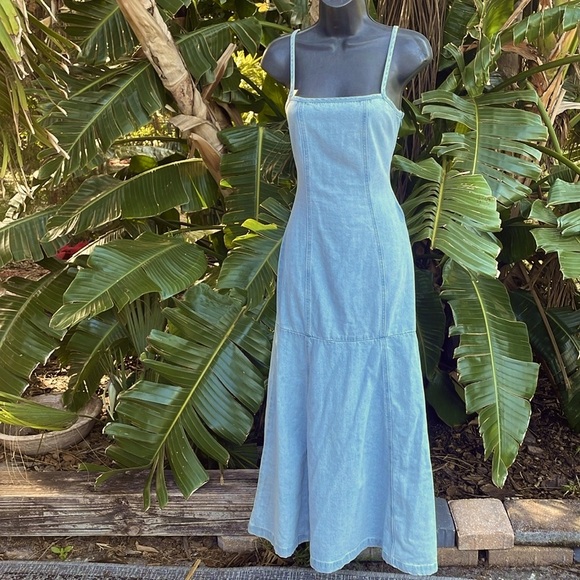 Indigo Rein Dresses & Skirts - indigo reign denim drop waist maxi slipped dress